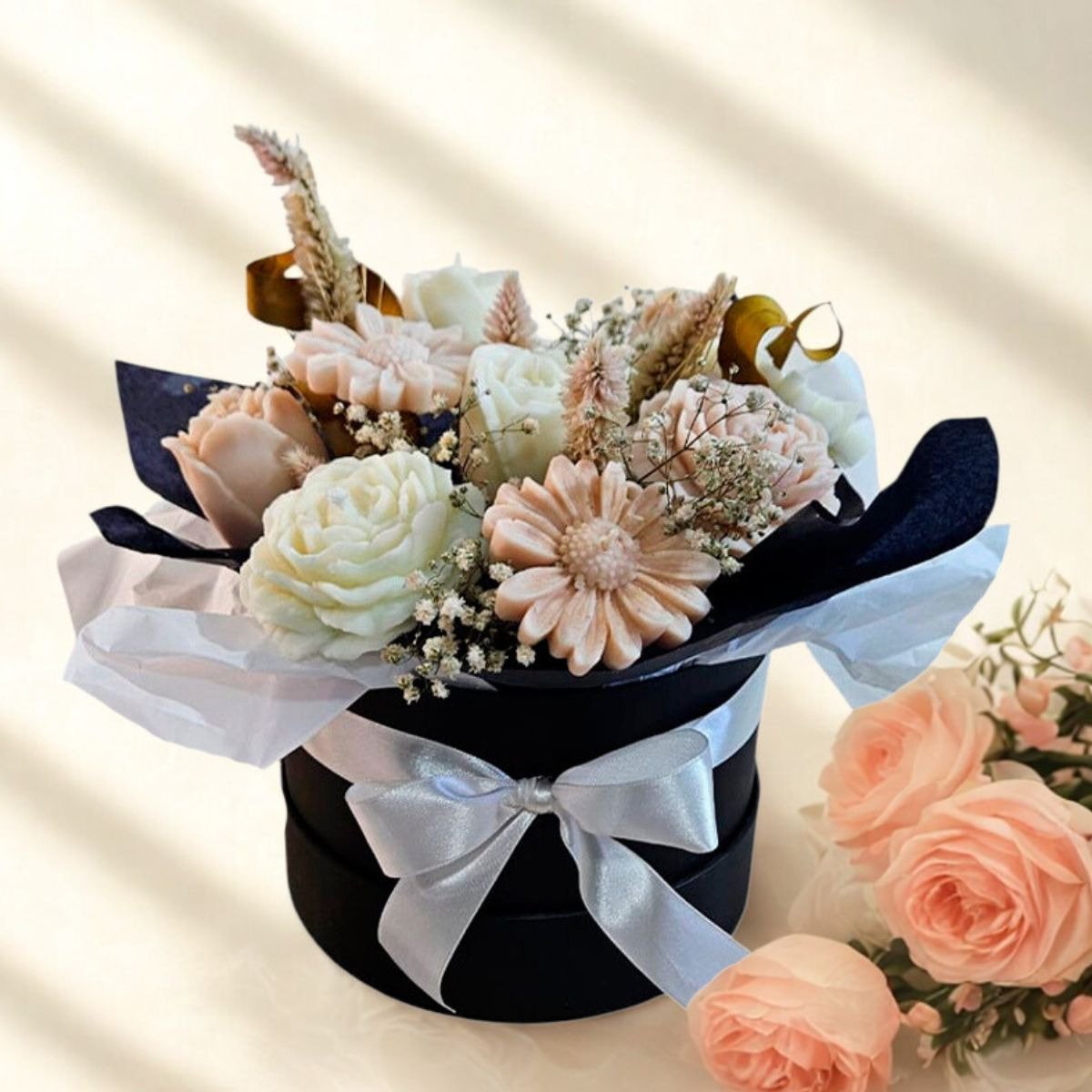 Box Aromático com Velas Decorativas Sofisticação