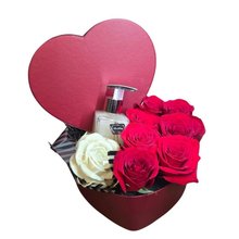 Box Floral com Rosas Colombianas e Sabonetes Aromático