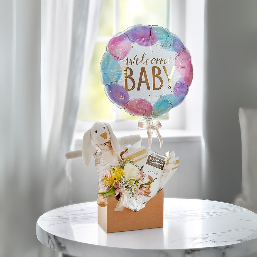 Caixa de Presente Welcome Baby Nude