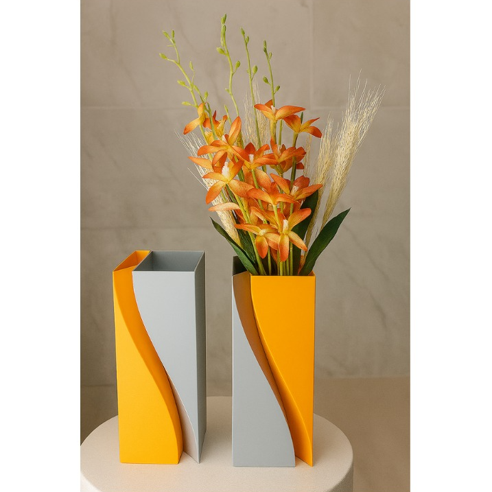 Vaso Decorativo Bicolor