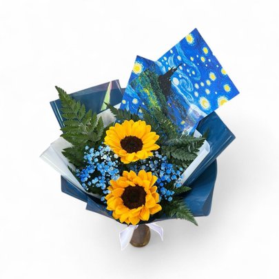 Buquê Van Gogh Azul