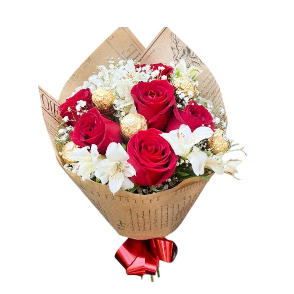 Buquê Apaixonado com Chocolate