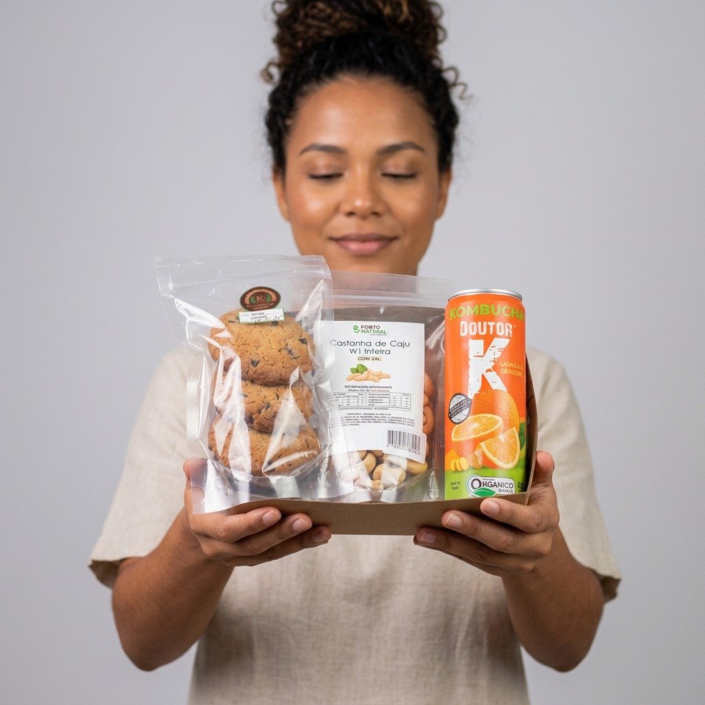 Box Energia Natural: Kombucha & Castanhas