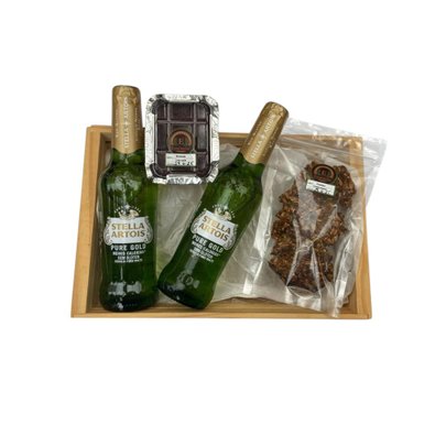 Cesta Sabor e Alegria: Cerveja, Cracker E Brownie