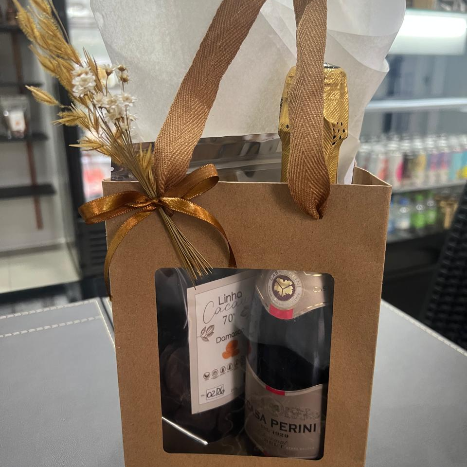 Box Celebração Saudável: Espumante e Damascos