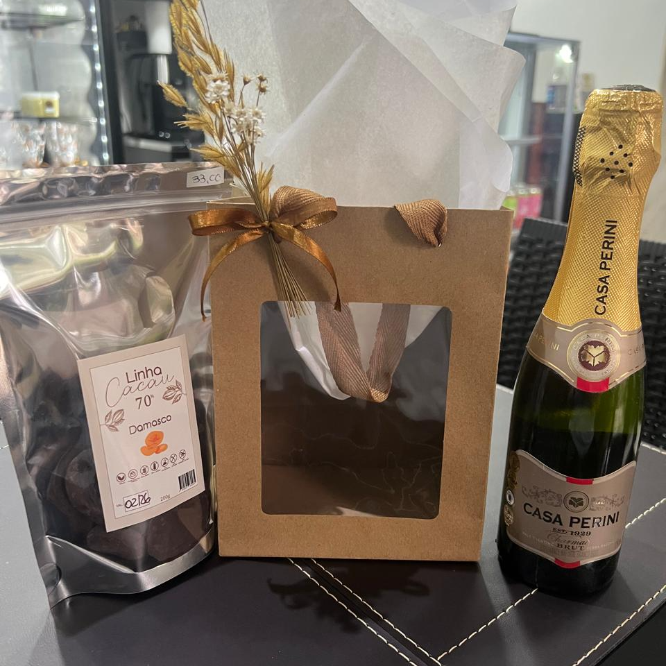 Box Celebração Saudável: Espumante e Damascos