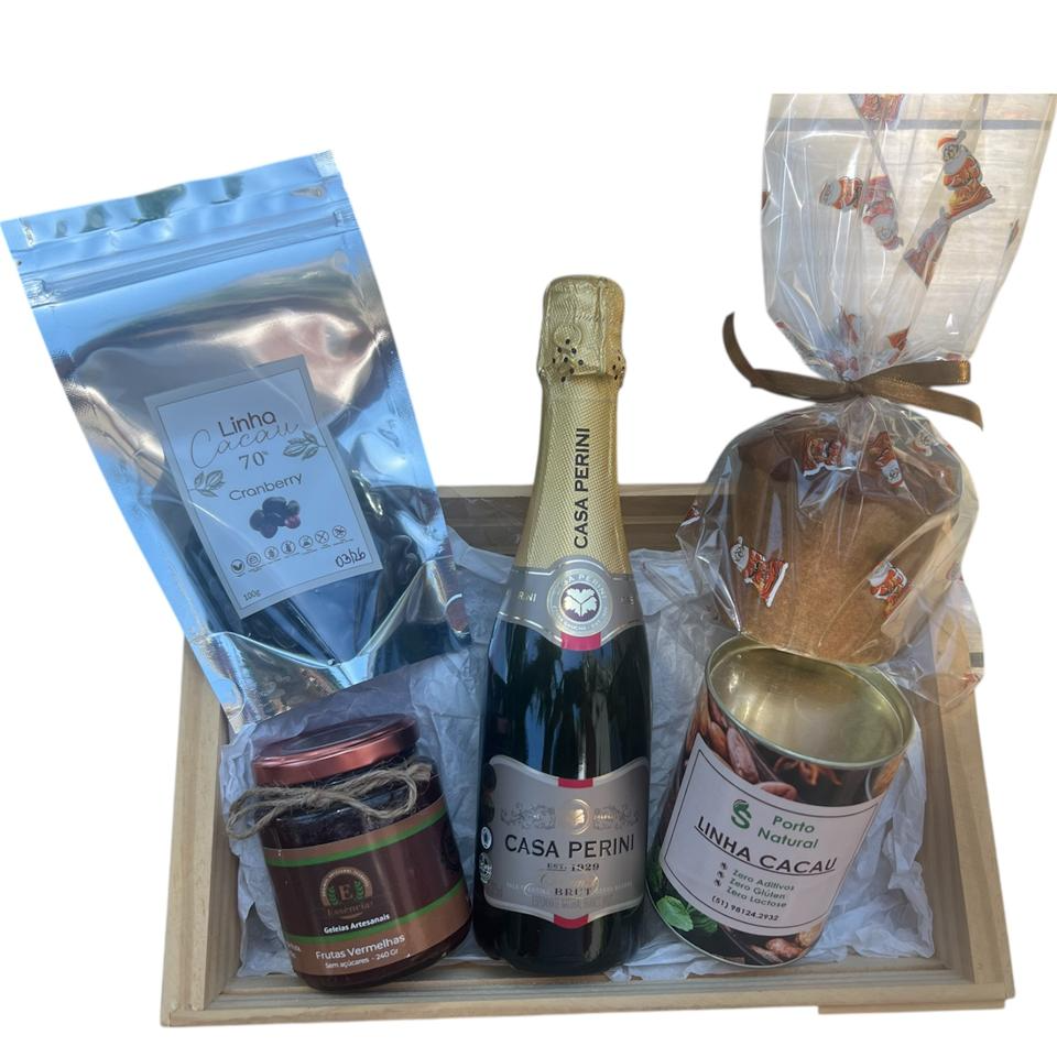 Cesta Premium de Natal  Saudável e Artesanal