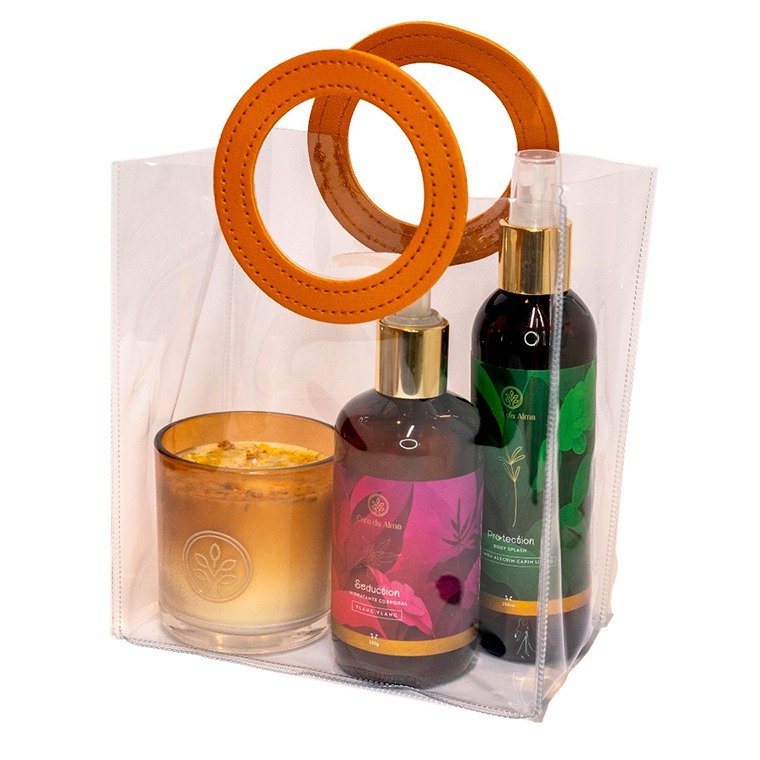 Kit Hidratante Seduction+Body Splash Protection e Vela