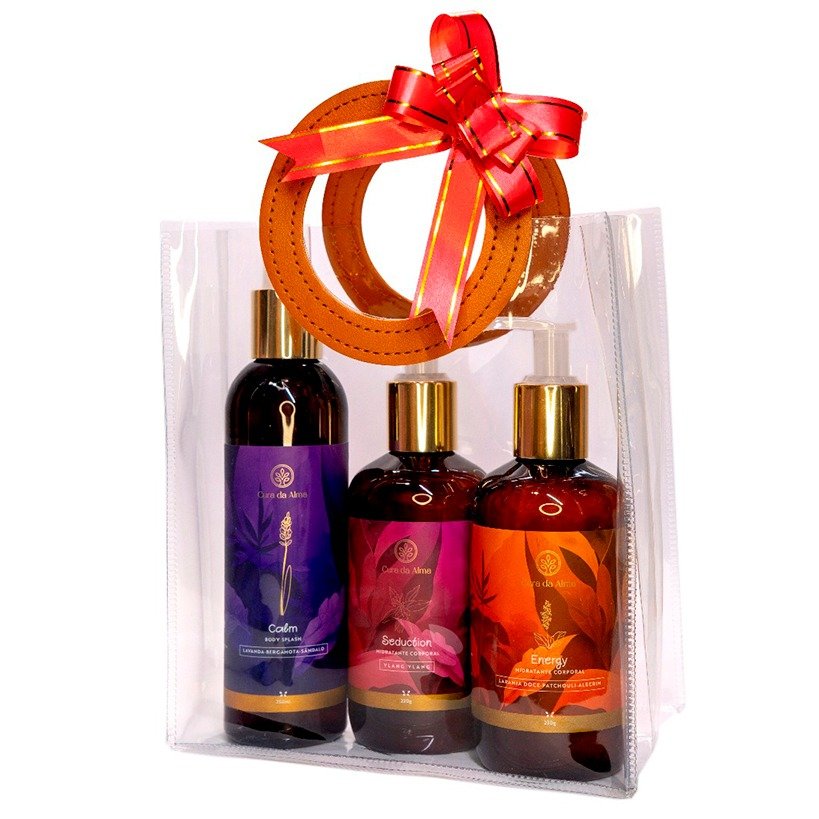 Kit 2 Hidratantes e 1 Body Splash Cura da Alma