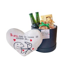 Cesta Caixa Cerveja Amor e Humor