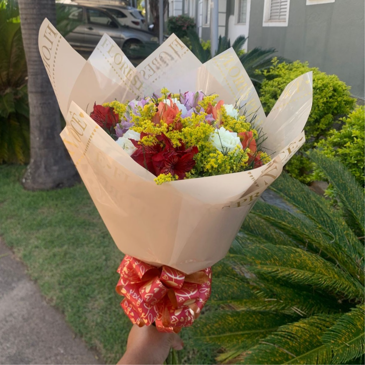 Buquê Louis Rosas Branca