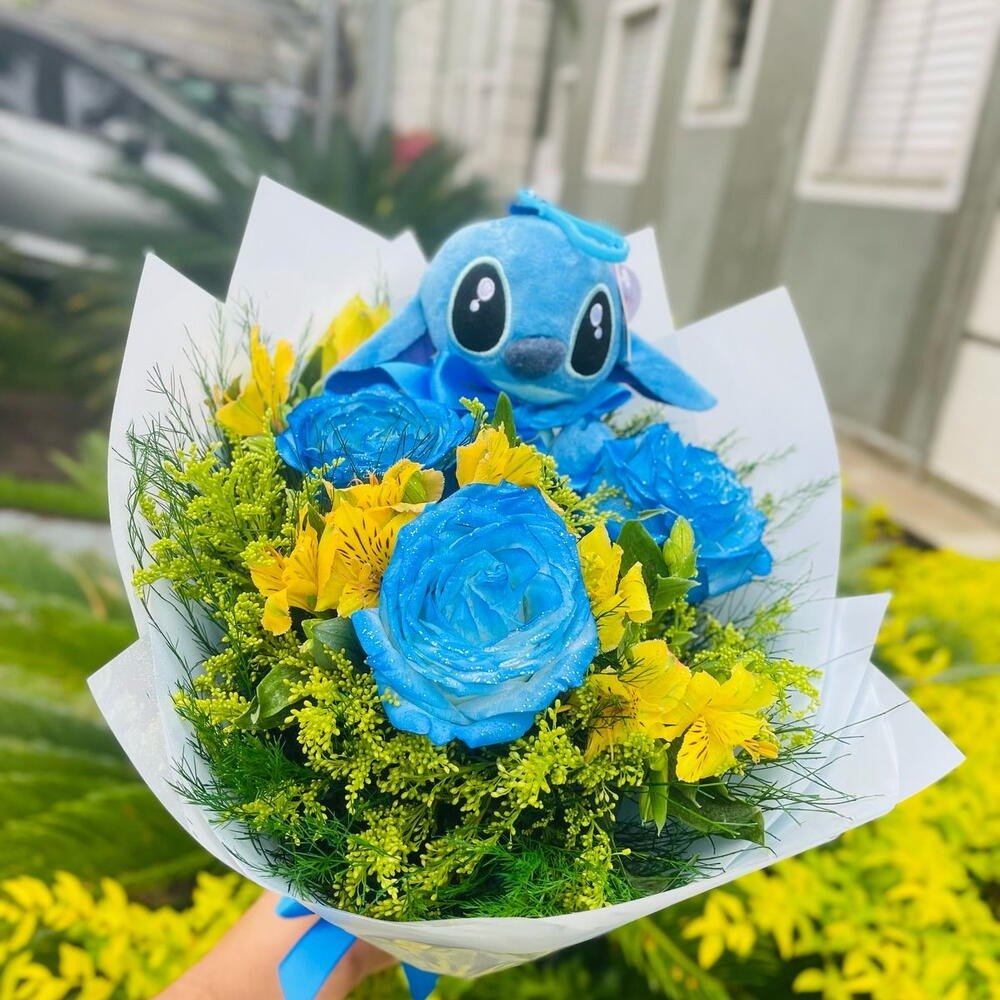 Lindo Buquê com Stitch