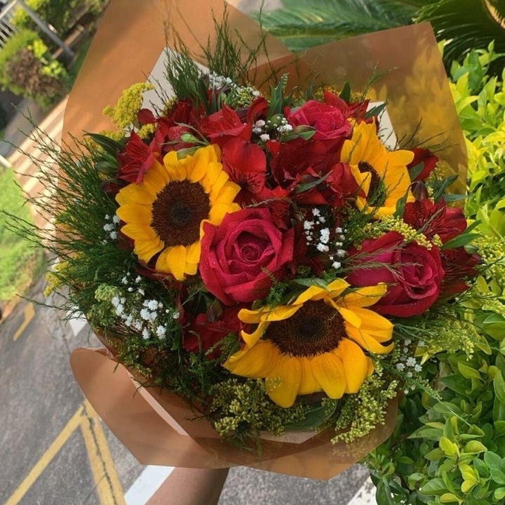 Buquê de Flores Amor Perfeito