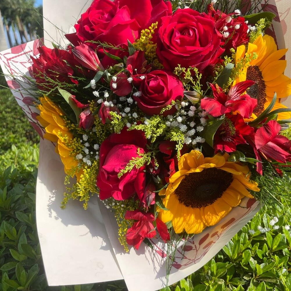 Buquê de Flores Amor Perfeito