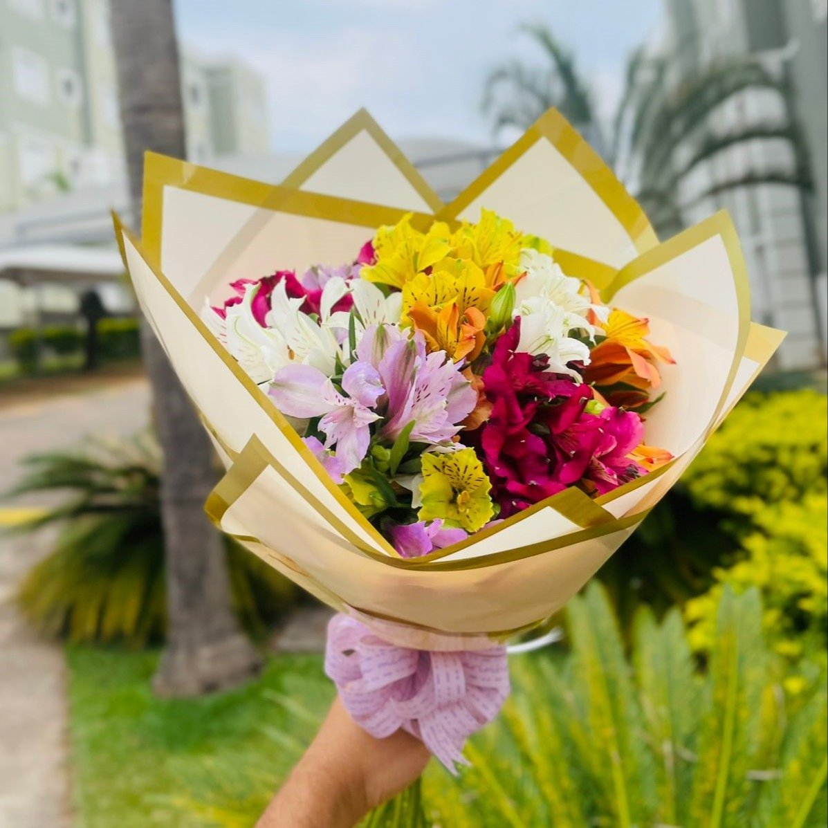 Buquê Primavera de Astromelias 