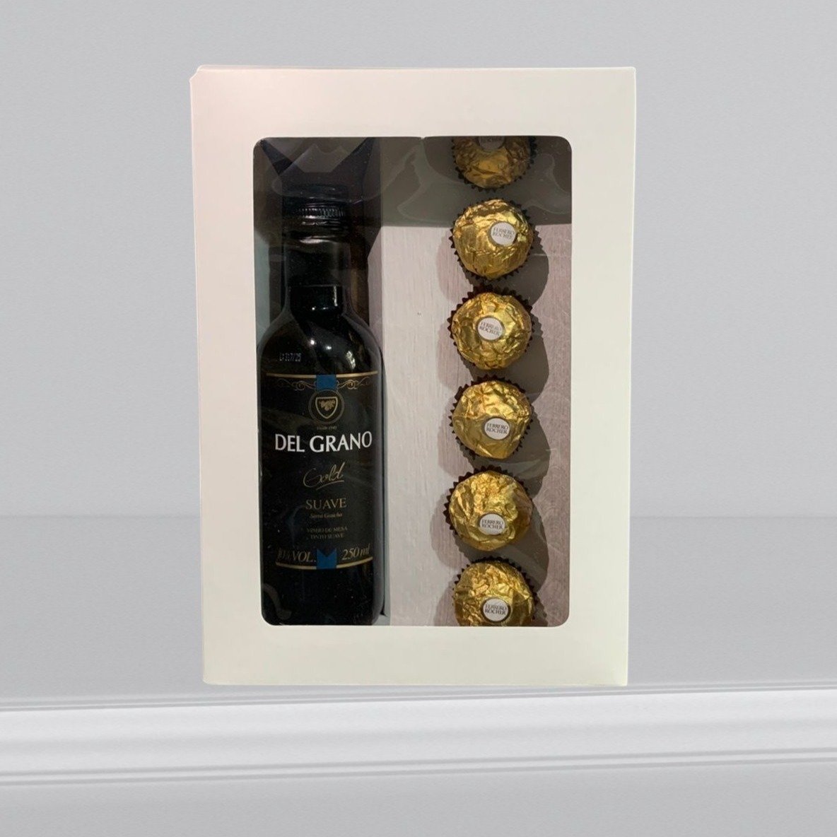 Box de Vinho com Chocolates