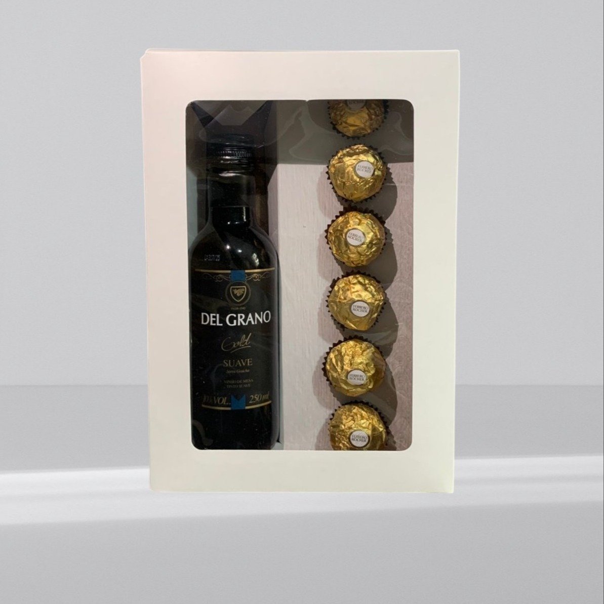 Box de Vinho com Chocolates