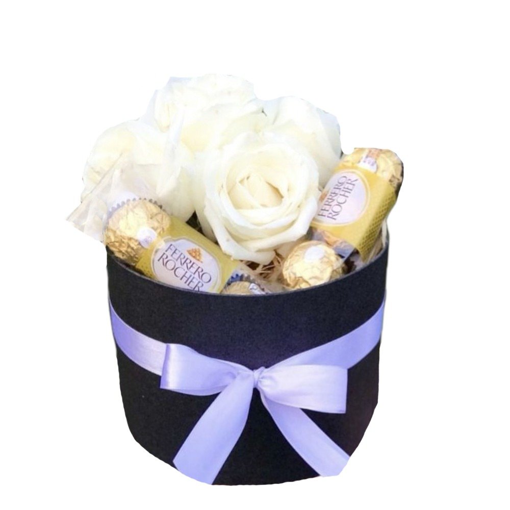 Box de Rosas e chocolates