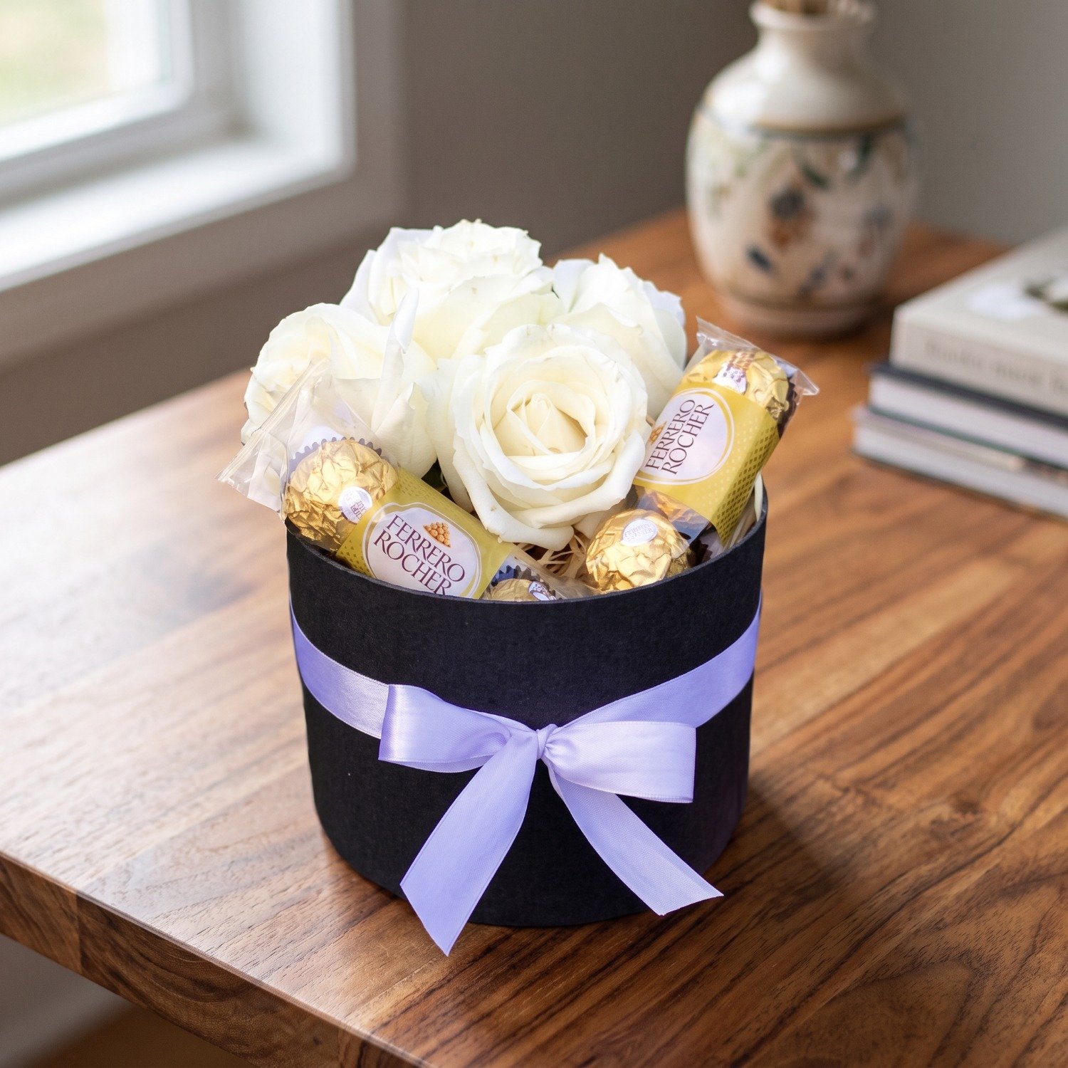 Box de Rosas e chocolates