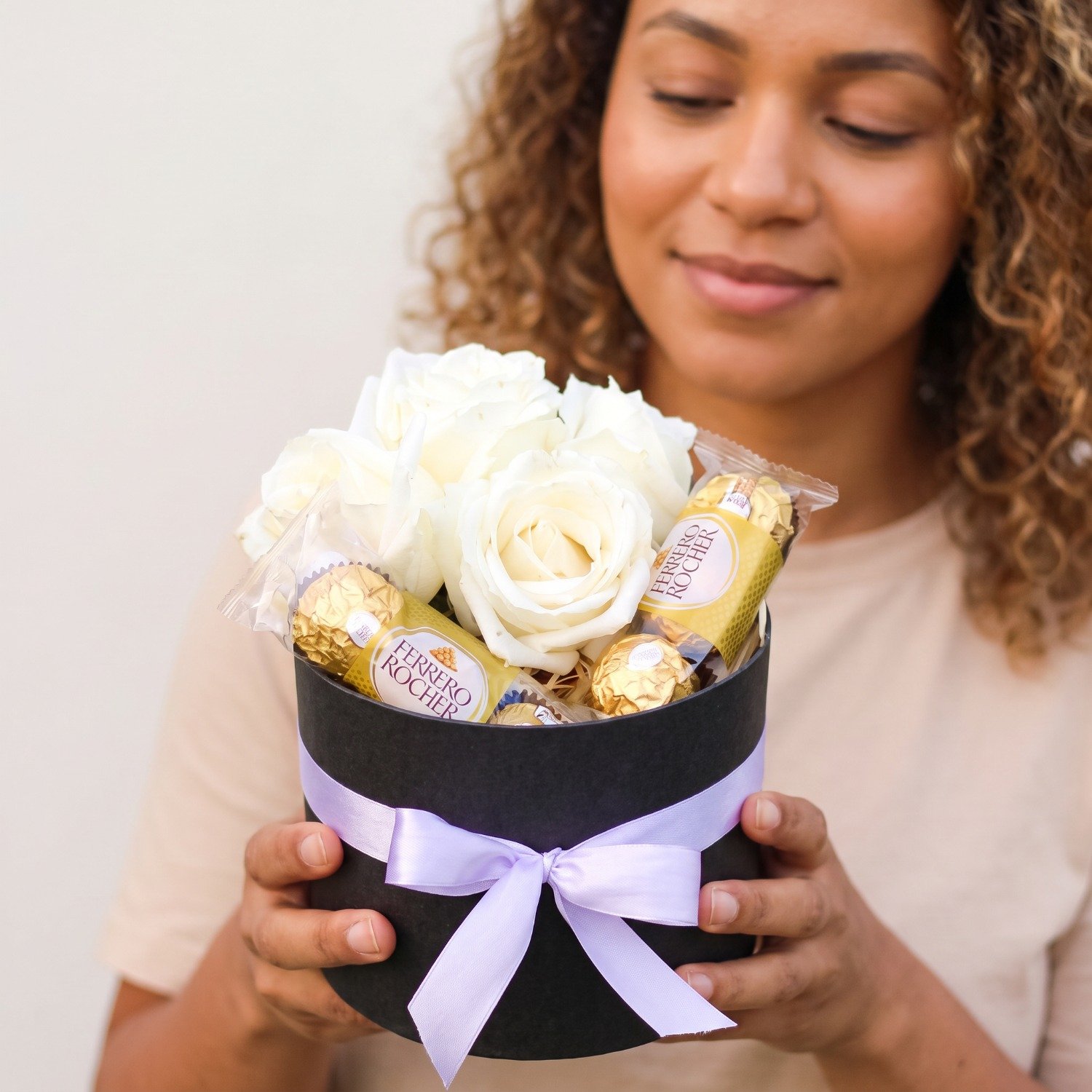 Box de Rosas e chocolates