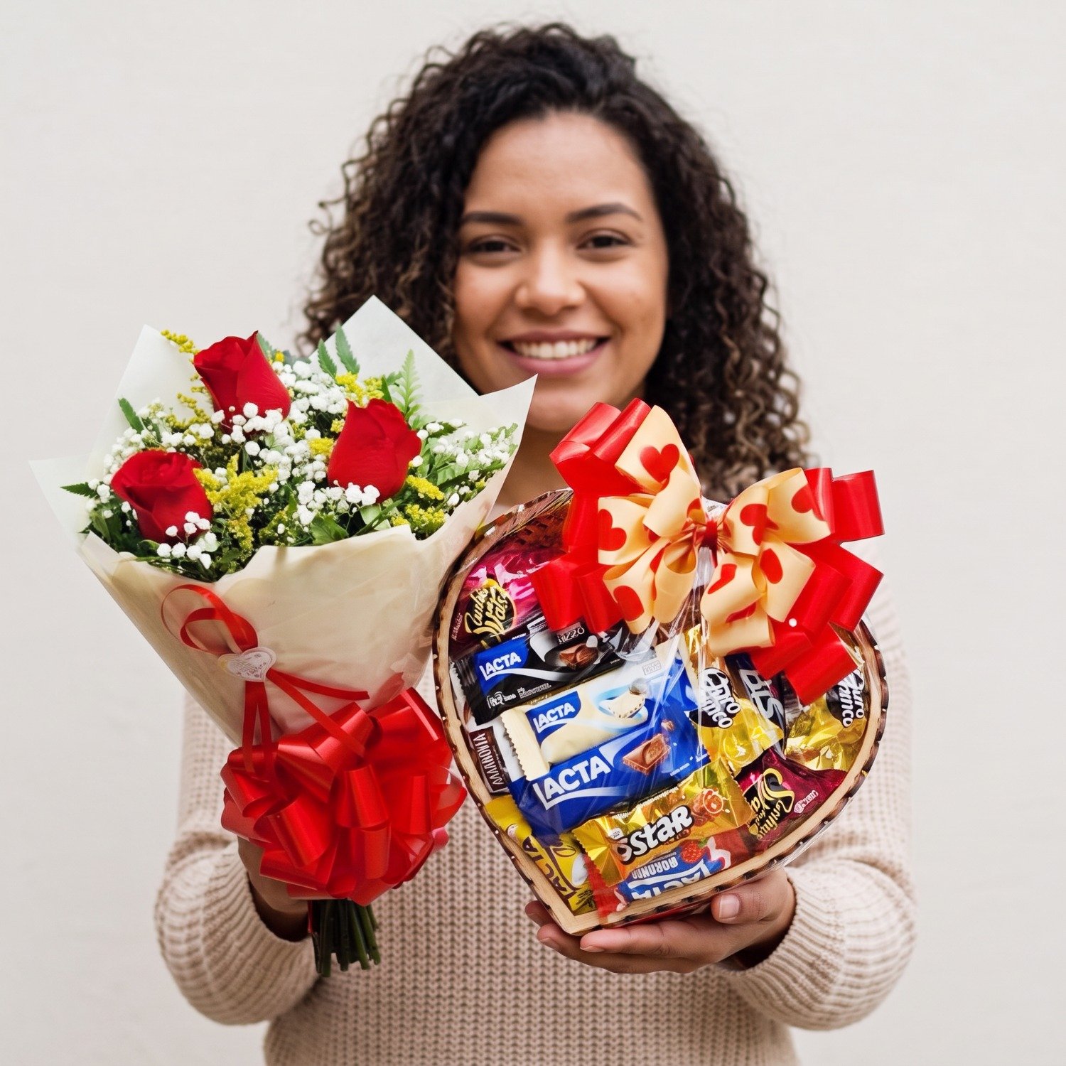 Combinado Buquê e Chocolates 