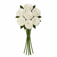Buquê 7 Rosas Brancas