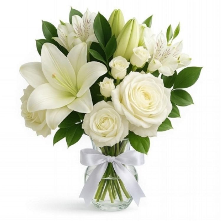 Campo Branco no Vaso