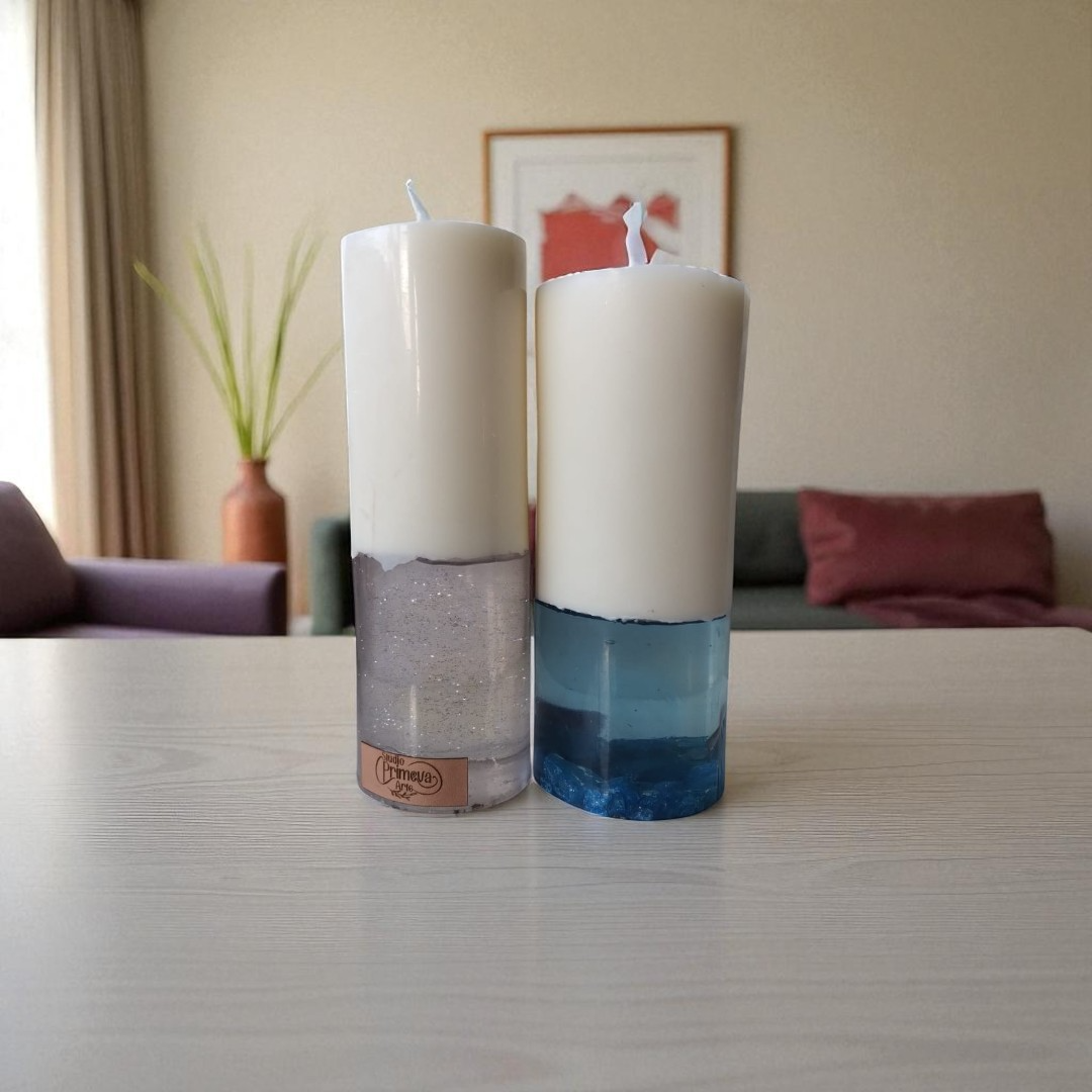 Caixa com Velas Mar de espumas Blue Ocean