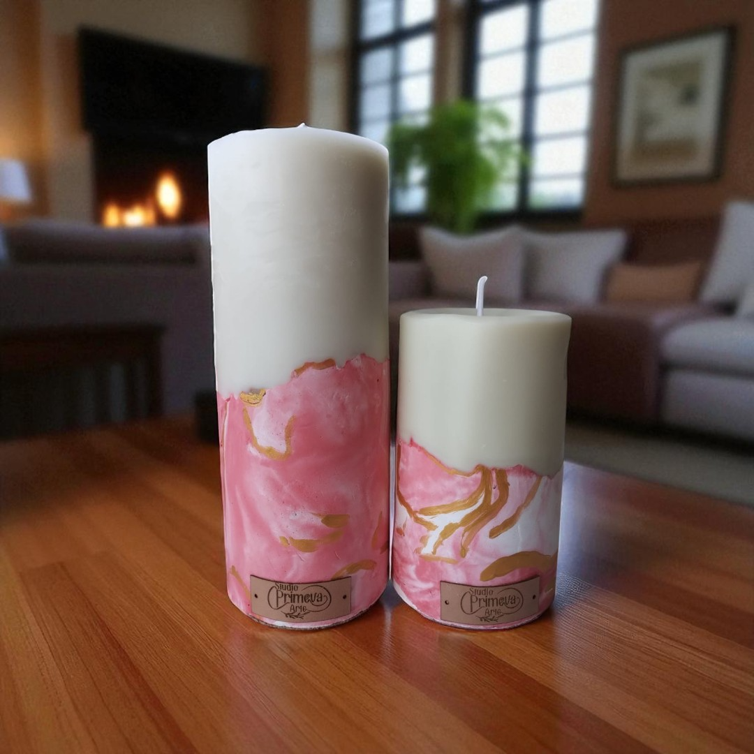 Caixa com Velas Vênus Essência Cerejeira Avelã