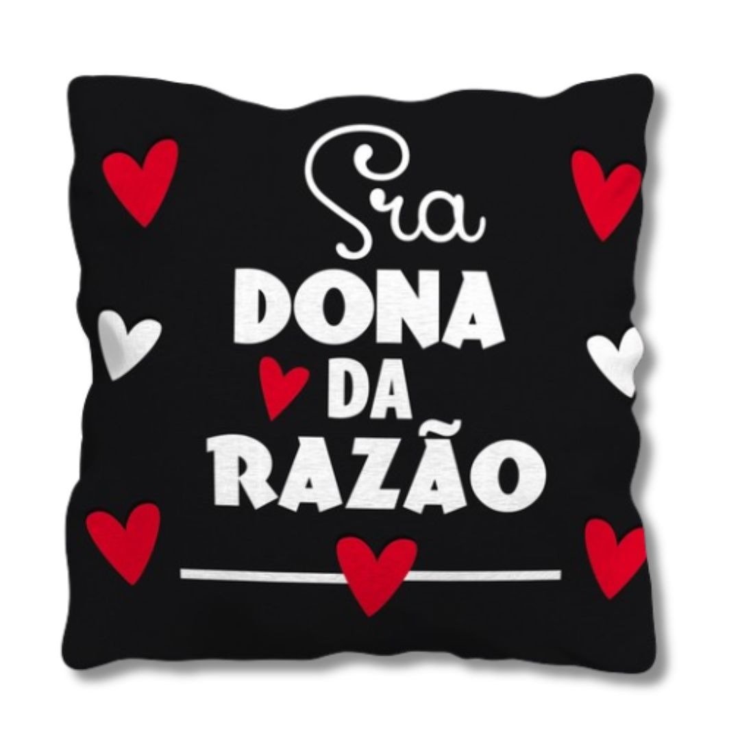 Kit Presente Amor Almofada e Caneca Sra Dona da Razão