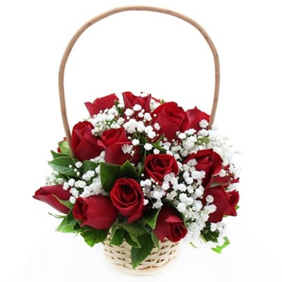 Cesta de Rosas Paixão Código