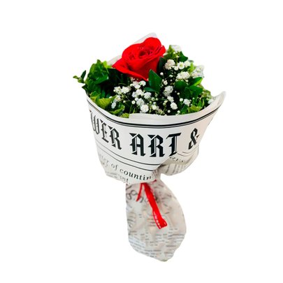 Buquê Primeira Rosa Me Namore