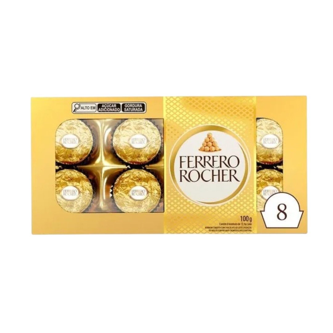 Caixa de Ferrero Rocher 100g 
