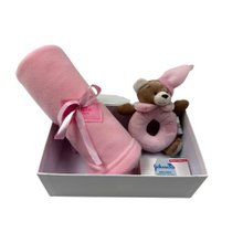 Kit Presente Carinho e Aconchego Rosa