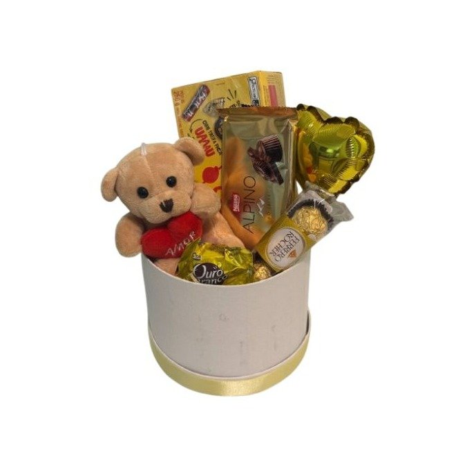 Caixa Presente Amor Dourado