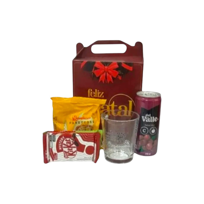 Caixa Feliz Natal - Presente Clássico