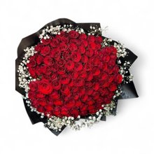 Buquê 100 Rosas Vermelhas 