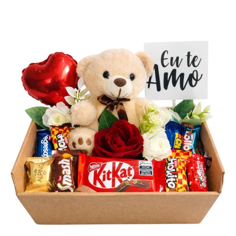 Cesta de Presente Eu Te Amo
