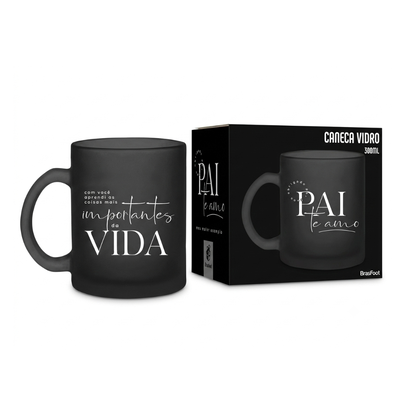 CANECA DE VIDRO PARA PAI