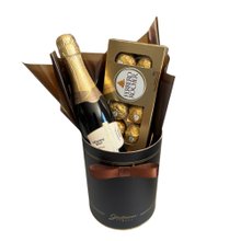 Cachepot Chandon Brut com Ferrero Rocher