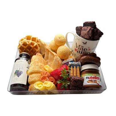 Cesta de Café da Manhã para Mãe