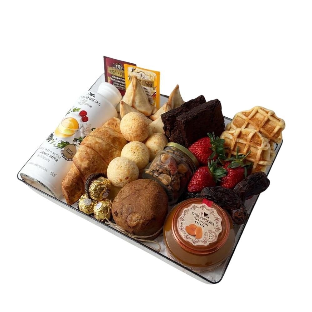 Cesta de Café da Manhã de Natal