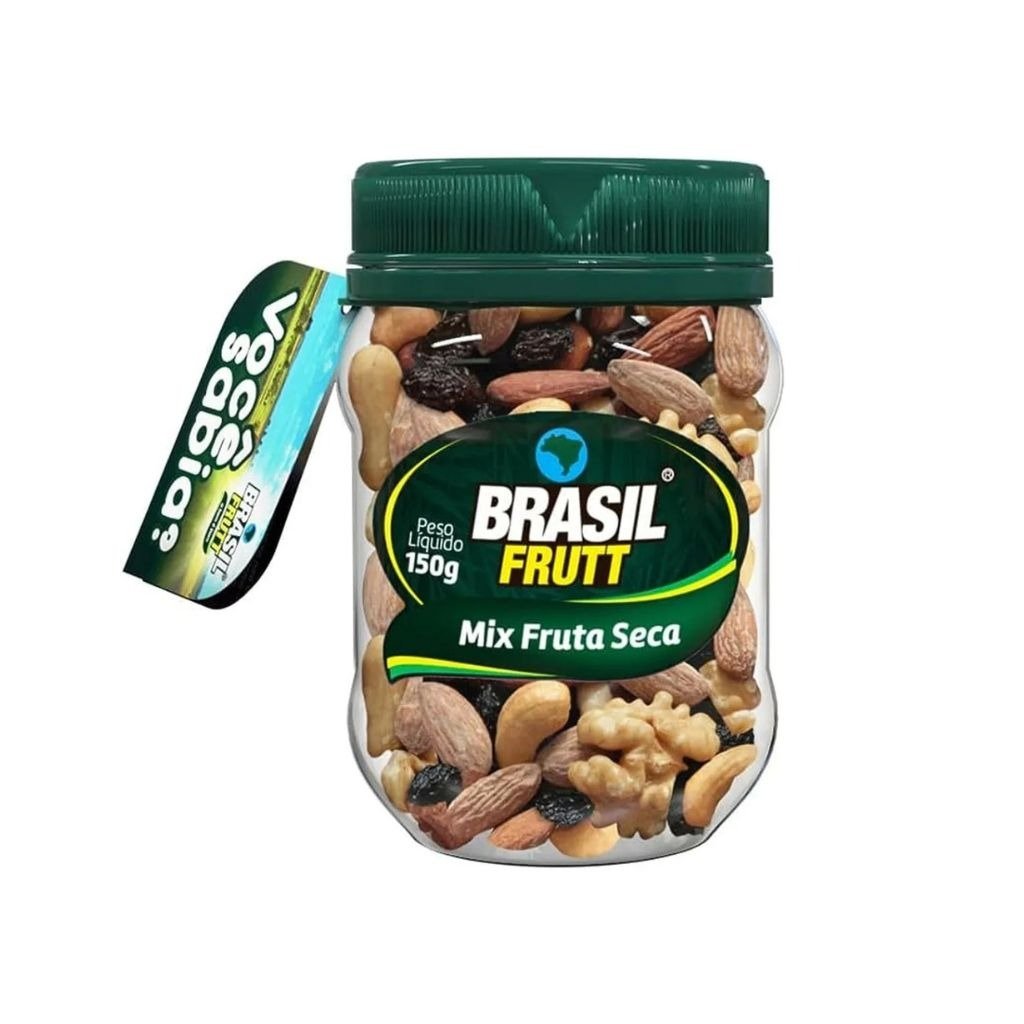 MIX FRUTAS SECAS POTE 150G BRASIL FRUTT