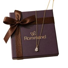 Colar Rommanel Gota Folheado