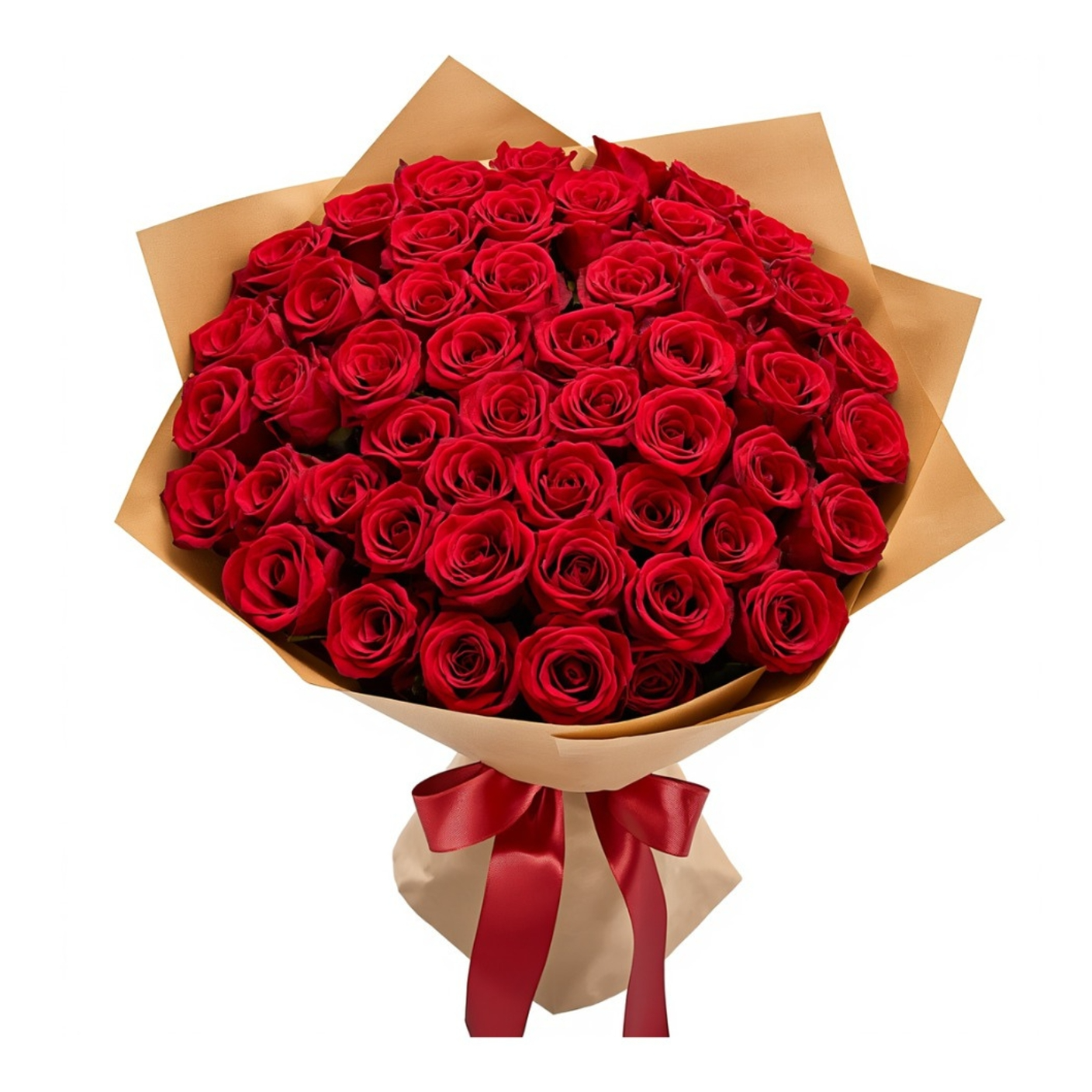 Buquê de 50 Rosas  importadas Colombianas Freedom