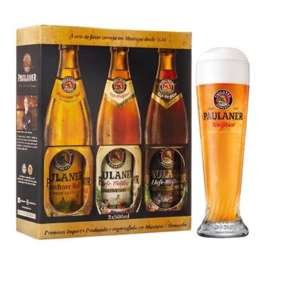 Presente cerveja Paulaner com Copo Oficial