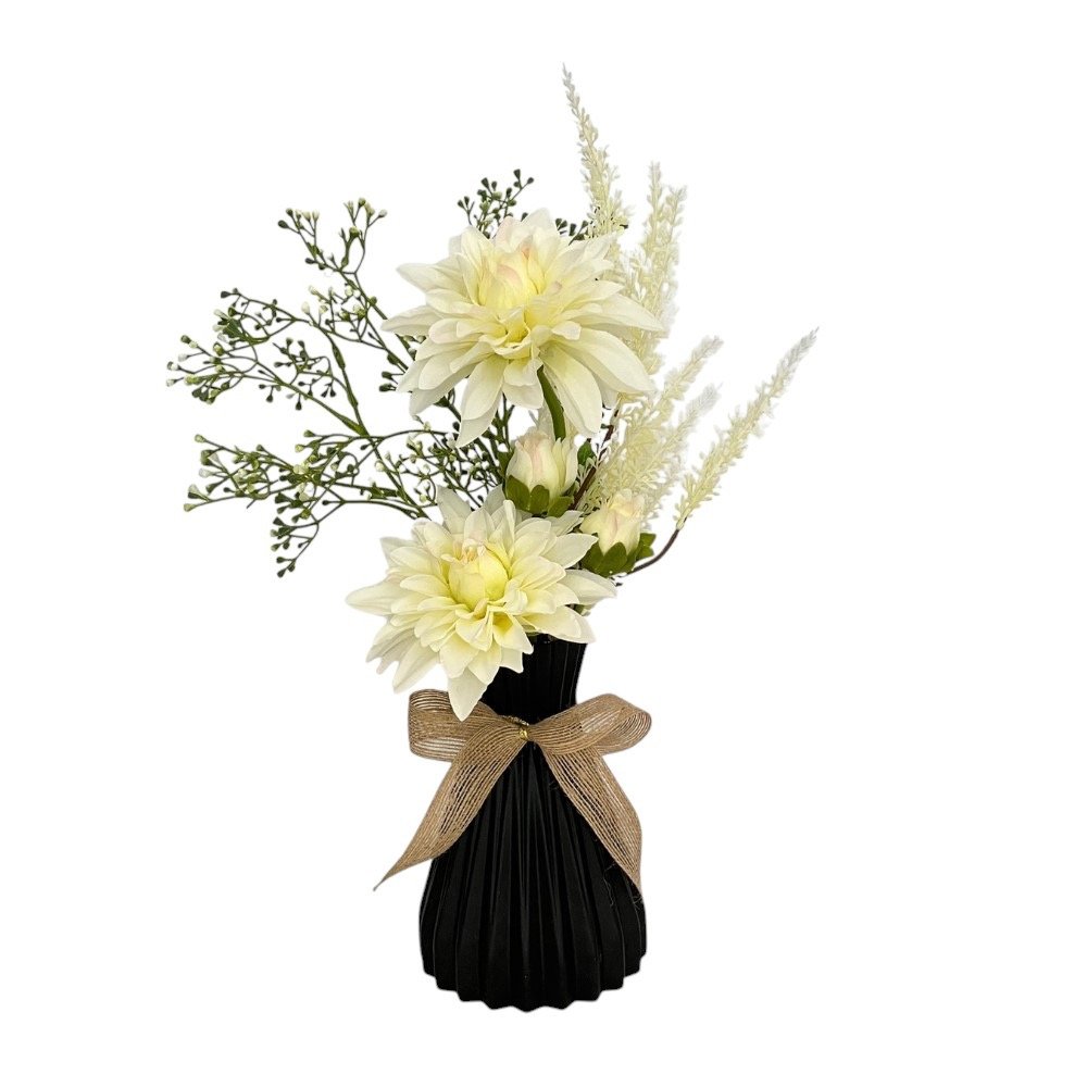 Bouquê Dália Branca - Envasado