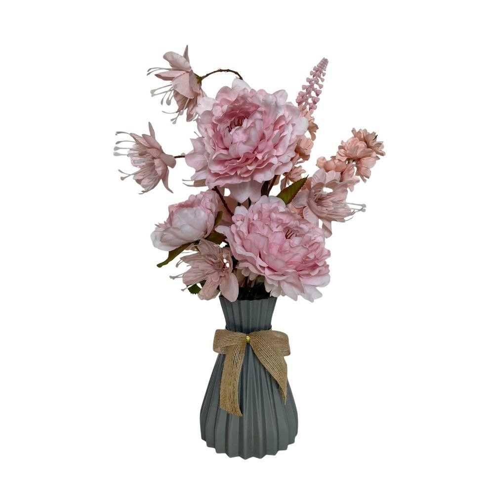 Bouquê Outubro Rosa - Envasado