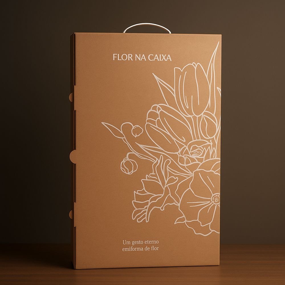 Buquê Delicadeza da Alma - Rosa e Branco já Envasado