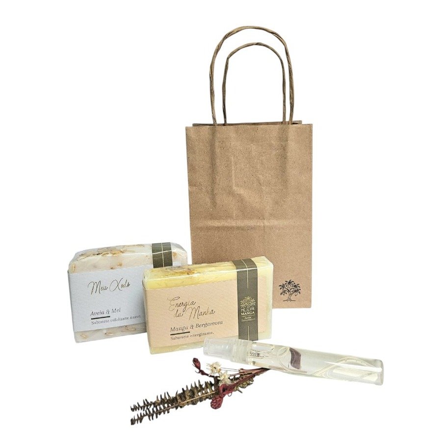 Kit Sabonetes Artesanais e Mini Home Spray